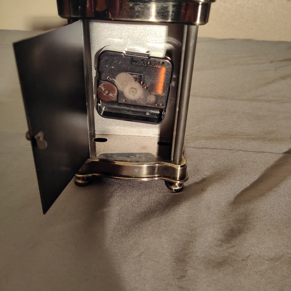 Brushed Bronze Clock Approx 6" Tall - Picture 6 of 11
